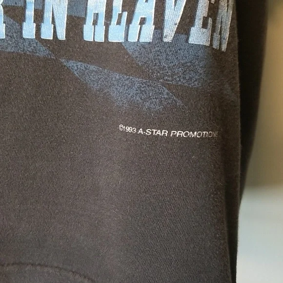 Vintage NASCAR T-shirt "Another Star In Heaven" 1993 Havoline, Davey Allison #2 - Picture 2 of 6